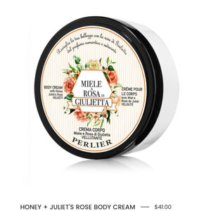 NEW Perlier Miele & Rosa di Giulietta Body Cream 6.7 oz